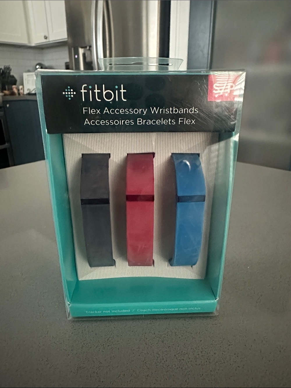 fitbit Flex Accessory Wristbands — Black, Pink, Blue